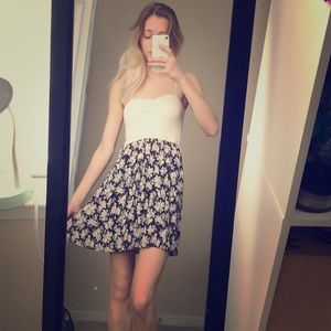 Midi dress fitted top